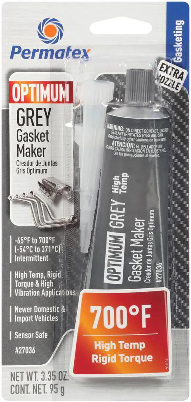 Alt view image 2 of 4 - PERMATEX 27036 PERMATEX 27036 - OPTIMUM GREY GASKET MAKER
