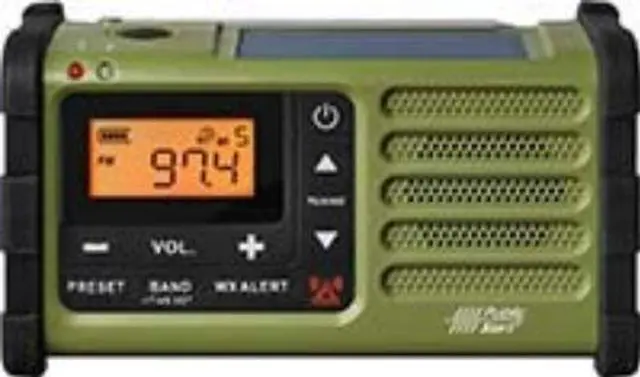 Alt view image 10 of 11 - Sangean SG-112 AM/FM Multi-Powered Weather Emergency Radio