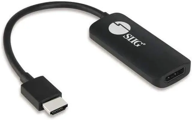 Alt view image 10 of 16 - Siig Hdmi To Displayport 1.2 4K 60Hz Converter Adapter