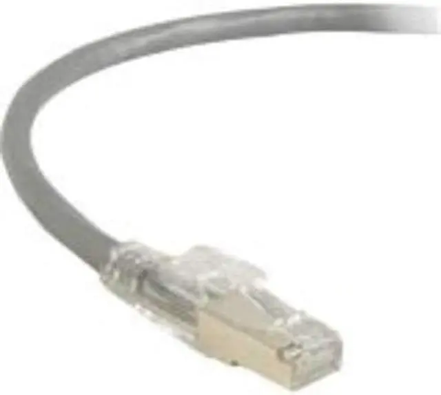 Alt view image 2 of 9 - Black Box 1ft Cat.6 Snagless S/FTP Network Patch Cable Gray C6PC70SGY01