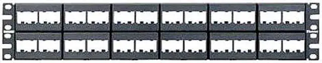 Alt view image 7 of 11 - PANDUIT CPP48WBLY Patch Panel,Mini-Com,Rack Mt,48 Port
