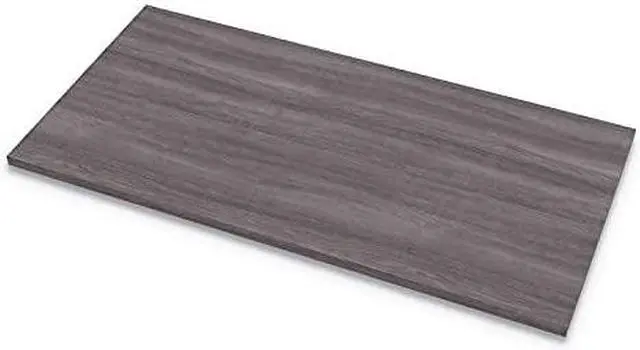 Alt view image 8 of 16 - Fellowes - 9650001 - Fellowes High Pressure Laminate Desktop Gray Ash - 48x24 - Gray Ash Rectangle, High Pressure