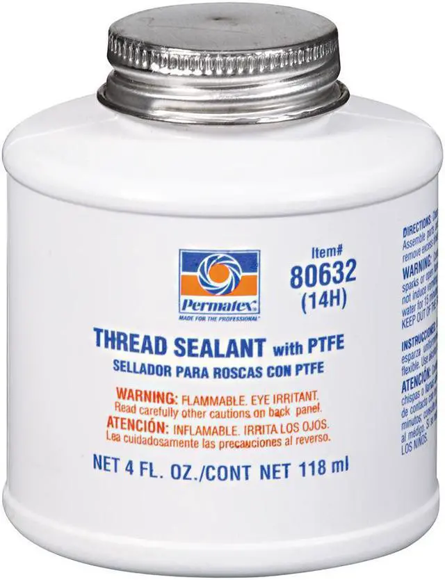Alt view image 10 of 11 - Permatex 4 oz Thread Sealant With PTFE - White