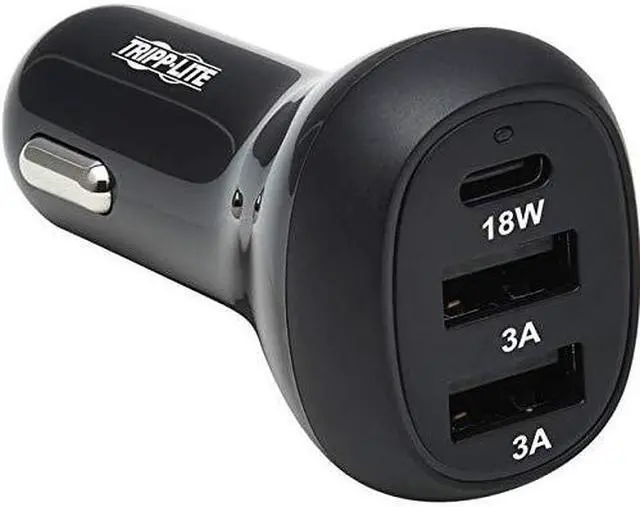 Alt view image 13 of 17 - Tripp Lite 3-Port 36W Auto Adapter U280C0336W1B