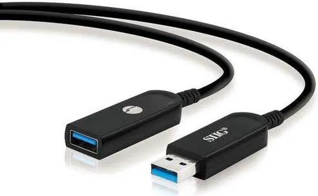 Alt view image 13 of 20 - SIIG USB 3.0 AOC Male to Female Active Cable 50M CBUS0V11S1