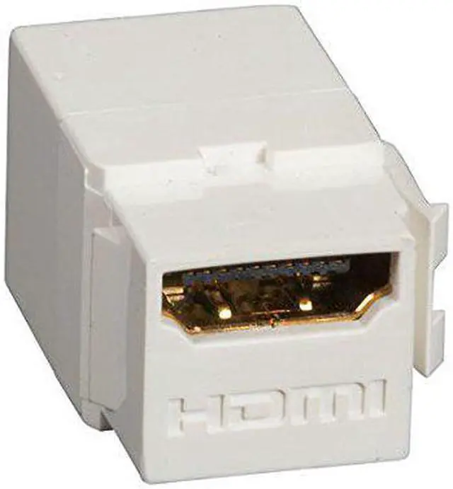 Alt view image 10 of 10 - Black Box FMT1001 Office White Snap Fitting Hdmi Female/Female
