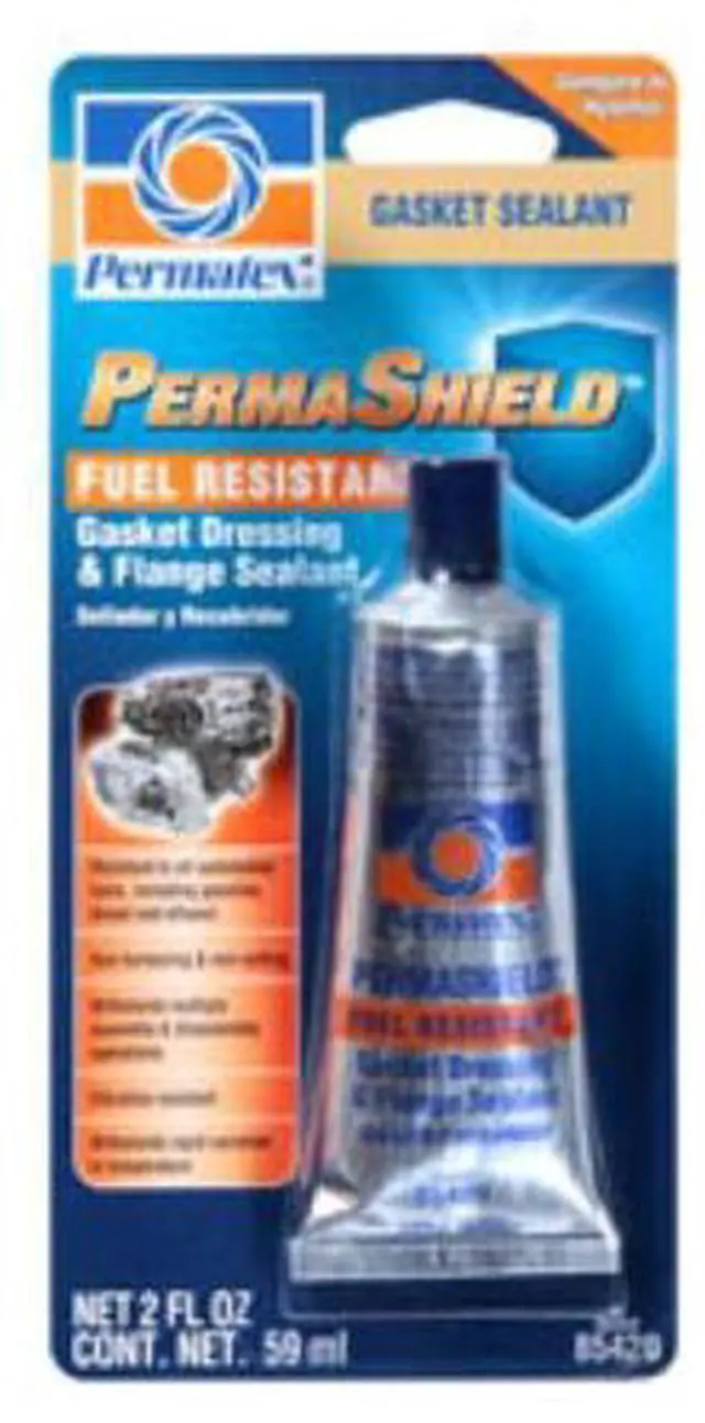 Alt view image 2 of 2 - PermaShield 85420 Gasket Sealant, 2 oz, Tube, Blue, Liquid