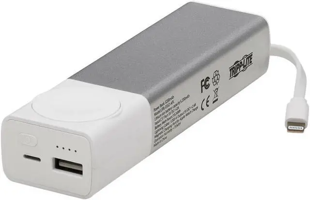 Alt view image 9 of 11 - Tripp Lite USB-A Magnetic Apple Watch Charger 5200mAh Power Bank UPB05K2APL