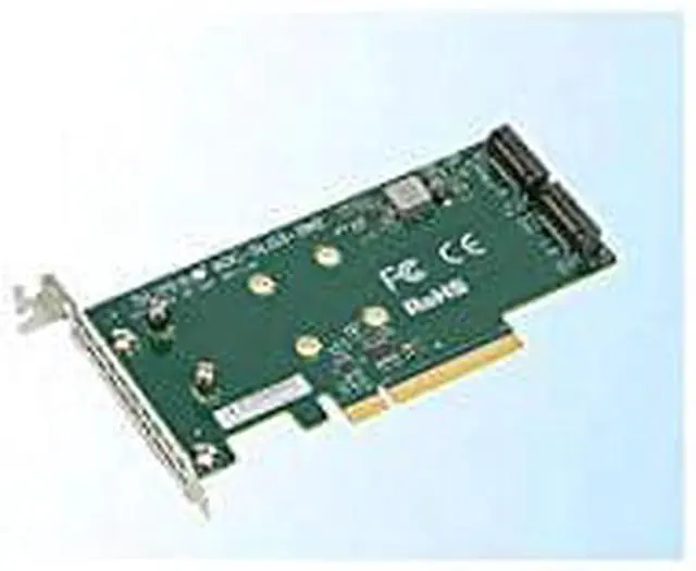 Alt view image 9 of 11 - LP PCIE RISER CARD SUP 2 M.2 MOD RTL