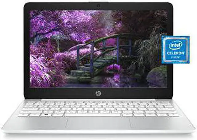 Alt view image 10 of 16 - HP Stream 11.6" Laptop Intel Celeron N4020 4GB RAM 64GB eMMC Diamond White - Intel Celeron N4020 Dual-core - Intel UHD Graphics 600 - Dual front facing Speakers - 25GB Dropbox Storage for 12 Mont