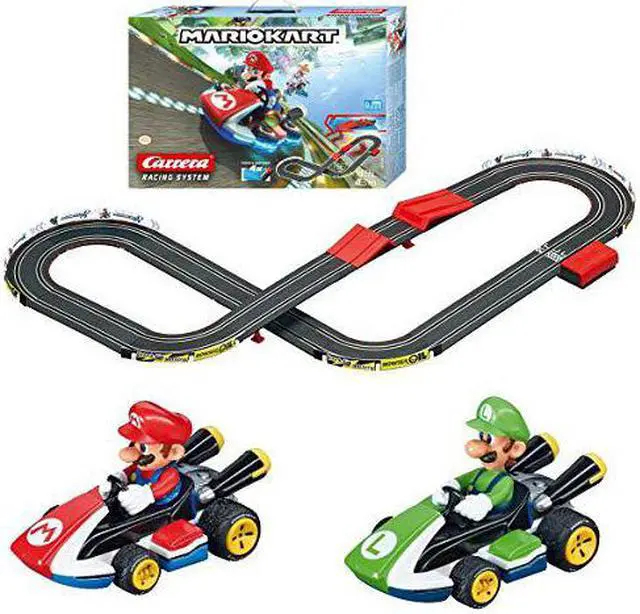 Alt view image 2 of 2 - Carrera GO!!! 63503 Official Licensed Mario Kart Battery Operated 1:43 Scale Slot Car Racing Toy Track Set with Jump Ramp Featuring Mario and Luigi for Kids Ages 5 Years and Up