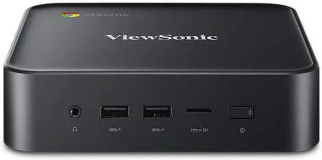Alt view image 7 of 16 - Viewsonic NMP760 Chromebox - Intel Celeron 5205U Dual-core (2 Core) 1.90 GHz - 8 GB RAM DDR4 SDRAM - 64 GB Flash Memory Capacity - Intel Chip - Chrome OS - Intel UHD Graphics DDR4 SDRAM - IEEE 802.11a