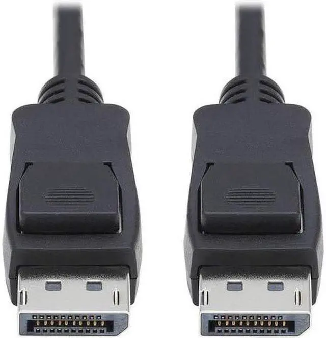 Alt view image 12 of 17 - Tripp Lite 15ft DisplayPort 1.4 Cable w/ Latching Connectors M/M Black P580015V4