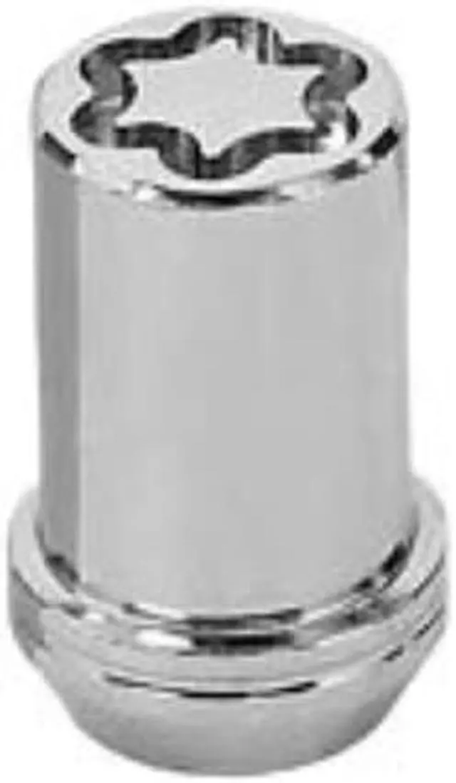 Alt view image 9 of 11 - McGard 25110 Chrome Tuner Style Cone Seat Wheel Lock Set (M14 x 1.5)