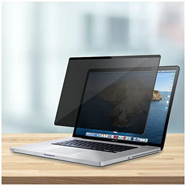 Alt view image 3 of 3 - AddOn 14 in. Magnetic Privacy Screen 16:9 Ratio Tinted Clear ADDPRIVSCN169M14