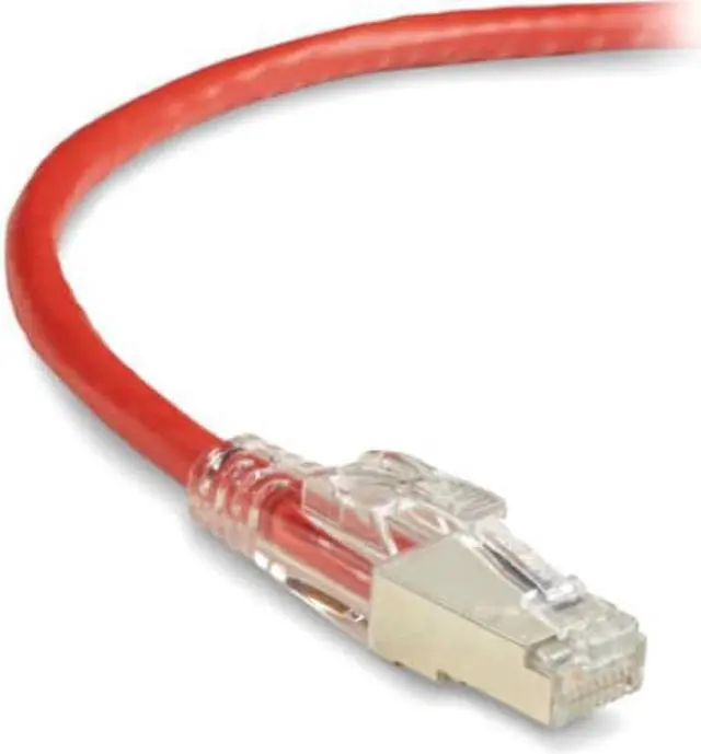 Alt view image 2 of 4 - GIGATRUE 3 CAT6. SHIELDED PATCH CORD RED 7FT