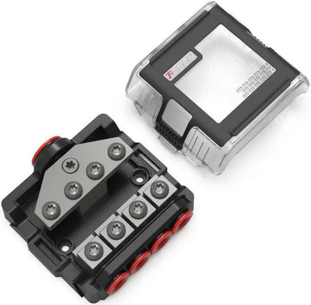 Alt view image 2 of 5 - T-Spec VFDB4 MANL 4-Position Distribution Block (1) 1/0-4 AWG In/(4) 4/8 AWG Out (VFDB4)