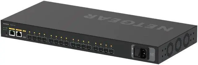 Alt view image 5 of 7 - NETGEAR AV Line M4250-16XF 16x1G/10G Fiber SFP+ Managed Switch (XSM4216F)