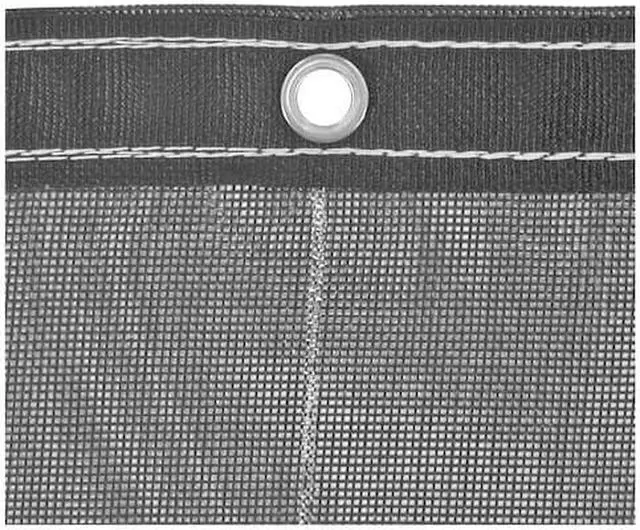 Alt view image 5 of 7 - BUYERS PRODUCTS 3008210 Mesh Tarp, 7 x 15 ft., 10 mil, PVC Coated Polyester,