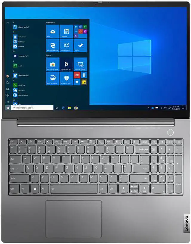 Alt view image 2 of 13 - Lenovo Laptop ThinkBook 15 G3 ACL AMD Ryzen 5 5500U 8GB Memory 256 GB PCIe SSD AMD Radeon Graphics 15.6" Non-Touch Screen Windows 11 Pro 64-bit 21A40144US