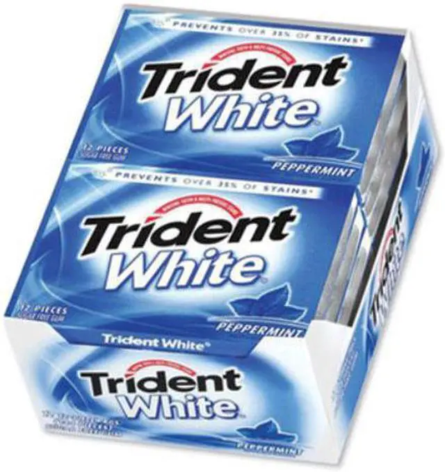 Main image of SUGAR-FREE GUM, PEPPERMINT, 12 STICKS/PACK, 9 PACKS/BOX