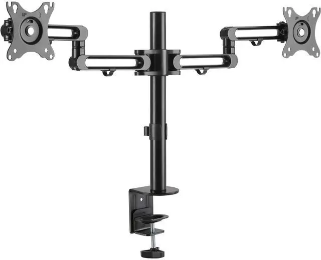 Alt view image 3 of 20 - Tripp Lite DDR1327SDFC-1 Clamp Mount for Monitor, Flat Panel Display, HDTV - Black