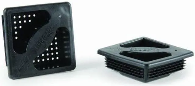 Alt view image 7 of 12 - Camco 40325 No Insect Ventilated Bumper Caps, Pack Of 2, Black
