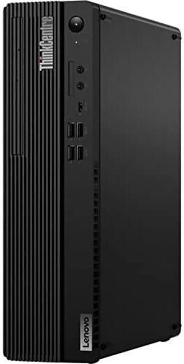Alt view image 3 of 20 - Lenovo ThinkCentre M75s Gen 2 11R8001SUS Desktop Computer - AMD Ryzen 5 PRO 5650G Hexa-core (6 Core) 3.90 GHz - 8 GB RAM DDR4 SDRAM - 256 GB NVMe M.2 PCI Express SSD - Small Form Factor - Black - AMD