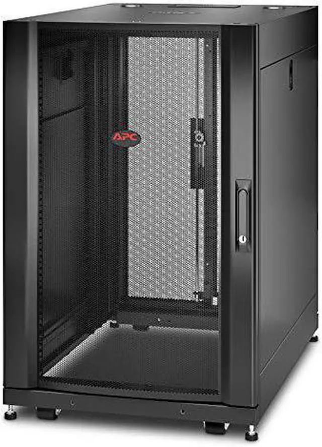 Alt view image 11 of 18 - APC NetShelter SX AR3006 18U 600mm Wide x 900mm Deep Server Rack Enclosure with Sides Black