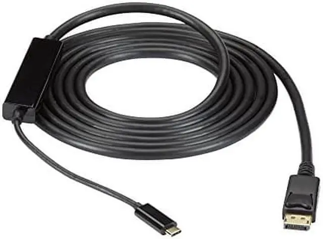 Alt view image 3 of 7 - Black Box USB-C to DisplayPort Adapter Cable, 4K60, HDR, 10ft