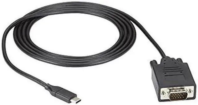 Alt view image 2 of 6 - Black Box USB-C to VGA Adapter Cable, 1080p HD, 6ft