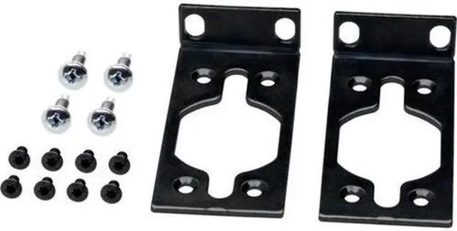 Alt view image 5 of 7 - Aruba Rack Mount for Switch Black Silver JL602A