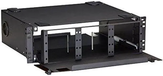 Alt view image 7 of 10 - Black Box Rackmount Fiber Enclosure - 3U