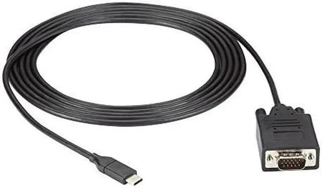 Alt view image 4 of 5 - Black Box USB-C to VGA Adapter Cable, 1080p HD, 9ft