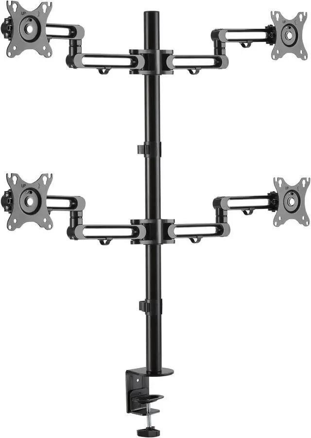 Alt view image 8 of 10 - Tripp Lite DDR1327SQFC-1 Clamp Mount for Monitor, Flat Panel Display, HDTV - Black