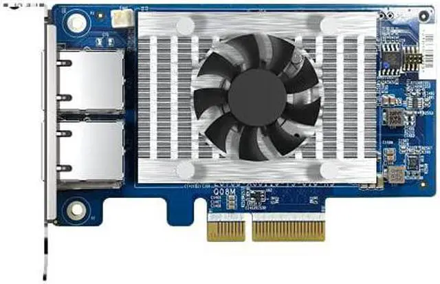 Alt view image 3 of 12 - QNAP QXG-10G2T-X710 10Gigabit Ethernet Card QXG10G2TX710