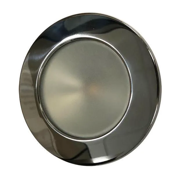 Alt view image 5 of 8 - Lunasea Gen 3 Indoor/Outdoor Recessed 3.5” LED Light - 2700K 85 CRI Dimmable COB LED - Warm White/Polished SS Bezel