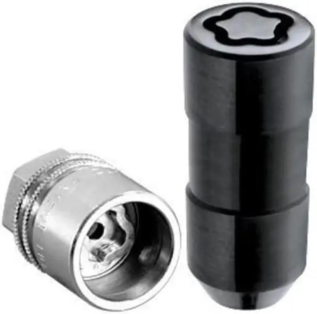 Alt view image 12 of 15 - McGard 24220 Chrome/Black Cone Seat Wheel Lock Set (M14 x 1.5)
