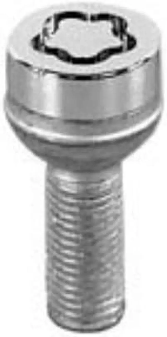Alt view image 16 of 18 - McGard 28018 Chrome Bolt Style Radius Seat Lock Bolt Set (M14 x 1.5)
