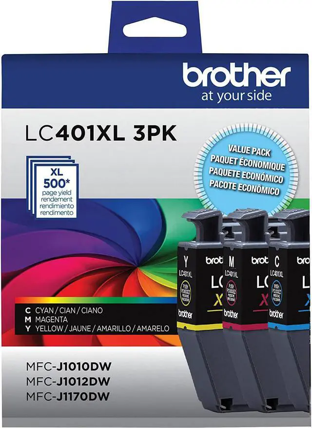 Alt view image 3 of 16 - HIGH YIELD COLOR INK CARTRIDGE 3PK FOR MFC-J1010DW MFC-J1170DW