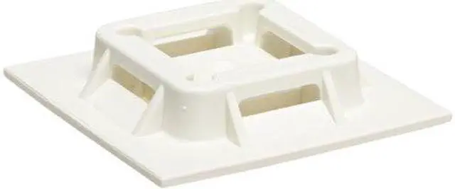 Alt view image 4 of 4 - PANDUIT SGABM40-A-L Cable Tie Mounting Pad,4-Way,Naturl,PK50