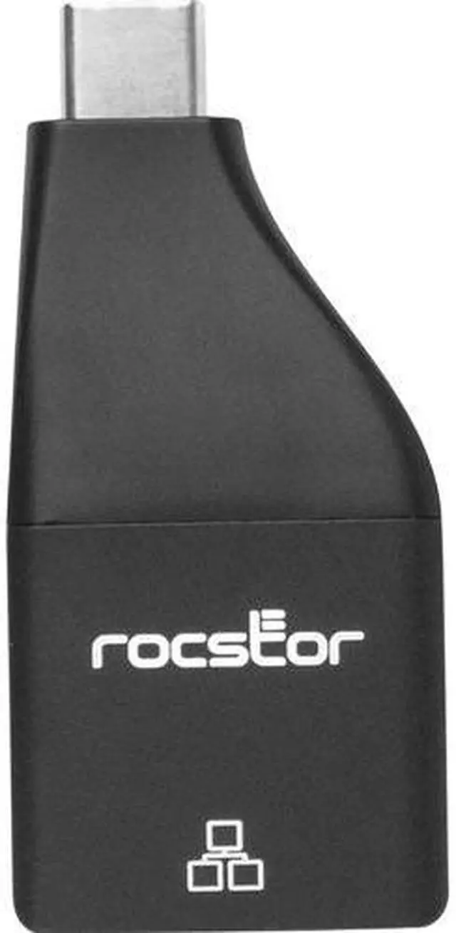 Alt view image 9 of 12 - Rocstor USB-C to Gigabit Ethernet Adapter USB 3.0 Y10A240A1