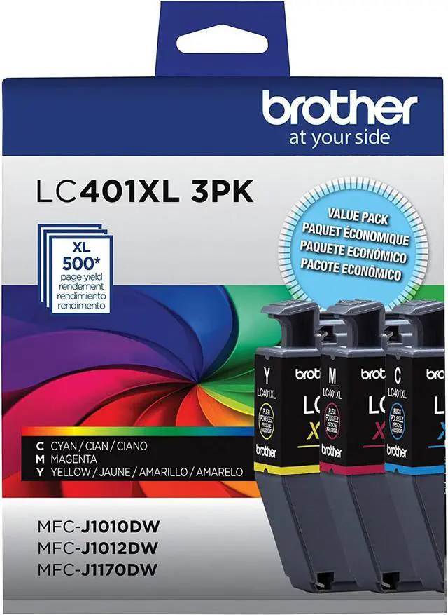 Alt view image 4 of 16 - HIGH YIELD COLOR INK CARTRIDGE 3PK FOR MFC-J1010DW MFC-J1170DW