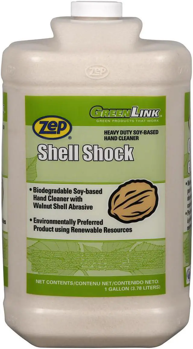 Alt view image 3 of 3 - Sharp Shell Shock Heavy Duty Soy-Based Hand Cleaner Cinnamon 1 gal 4/Ctn 318524