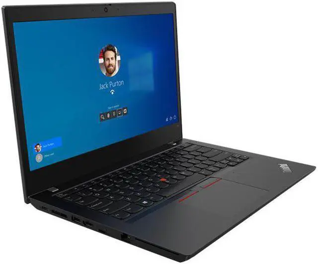 Alt view image 4 of 9 - Lenovo ThinkPad L14 Gen2 20X100GAUS 14" Notebook - Full HD - 1920 x 1080 - Intel Core i5 11th Gen i5-1135G7 Quad-core (4 Core) 2.40 GHz - 8 GB RAM - 256 GB SSD - Black - Intel Chip - Windows 11 -