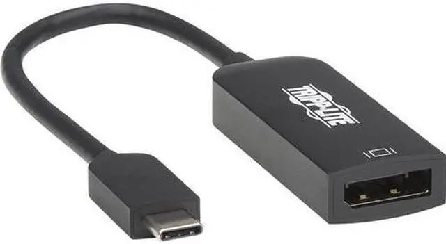 Alt view image 9 of 13 - Tripp Lite U444-06N-DP8B 6" USB-C to DisplayPort Adapter Cable M/F, Black