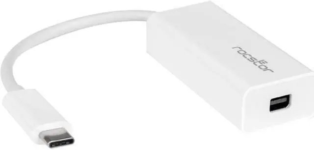 Alt view image 3 of 3 - Rocstor USB C to Mini DisplayPort Adapter USB C to mDP Adapter 4K 60Hz Y10A241W1