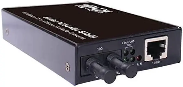 Alt view image 11 of 14 - Tripp Lite 2km RJ45/ST Hardened Copper to Fiber Media Converter N784H01STMM