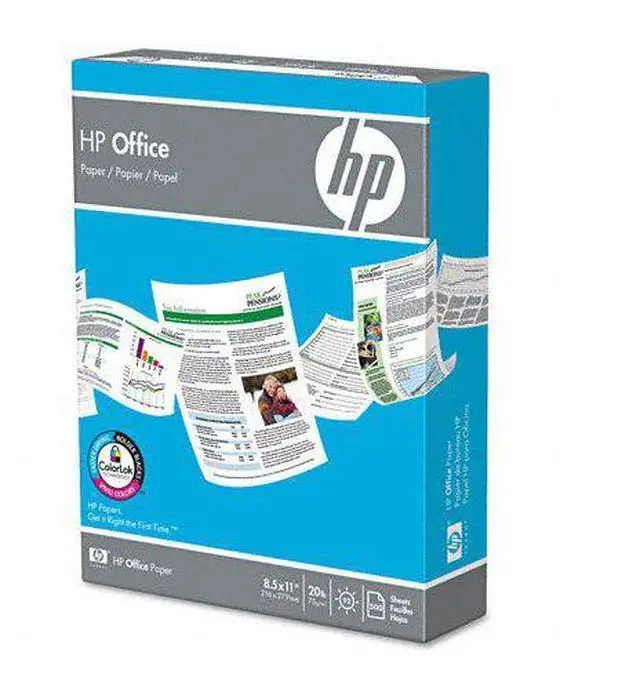 Alt view image 6 of 11 - HP Office Ultra-White Paper 92 Bright 20lb 8-1/2 x 11 500/Ream 10/Carton 112101