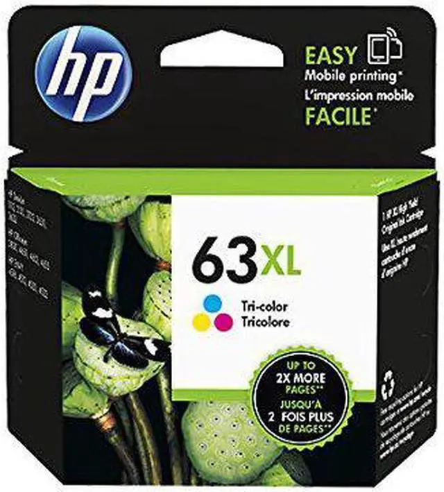 Alt view image 11 of 20 - HP F6U63AN#140 63XL High Yield Original Ink Cartridge Tri-Color